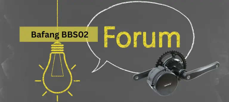 Bafang BBS02 forums
