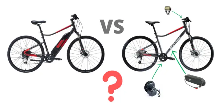 الدراجة الكهربائية مقابل عدة التحويل: ما هو الخيار الأفضل؟