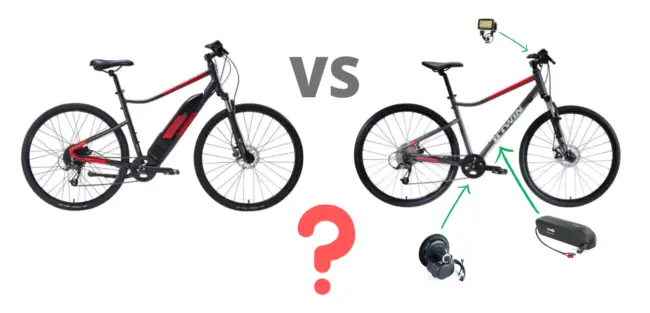 elektrický bicykel vs konverzný kit