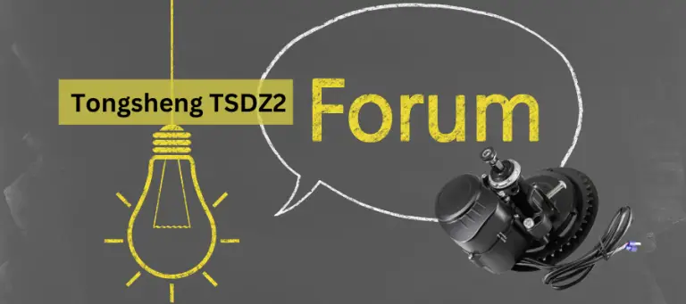 Tongsheng TSDZ2 φόρουμ