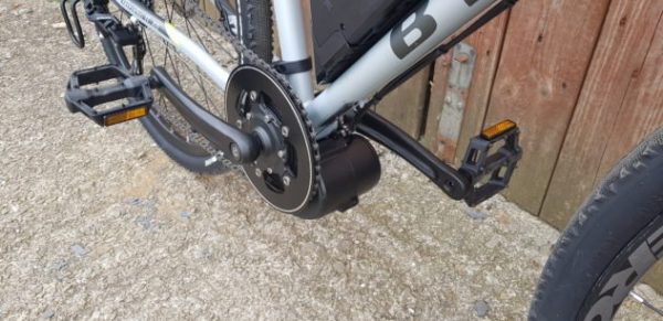 Tongsheng TSDZ2 review: great value but not without problems 7 Tongsheng TSDZ2 mid drive motor installed on a hybrid bike