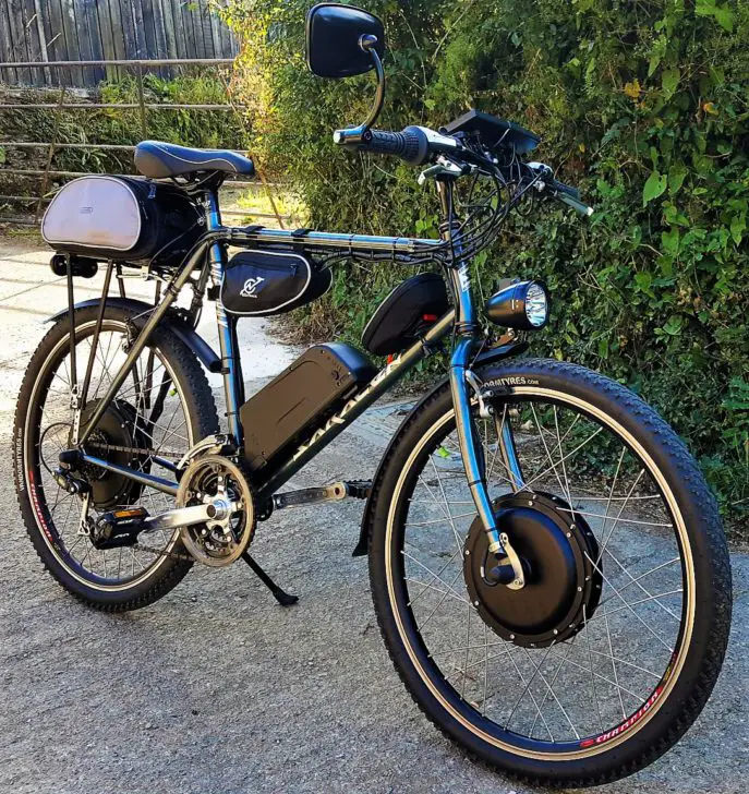 2000 watt 2 elektrische fiets met wielaandrijving