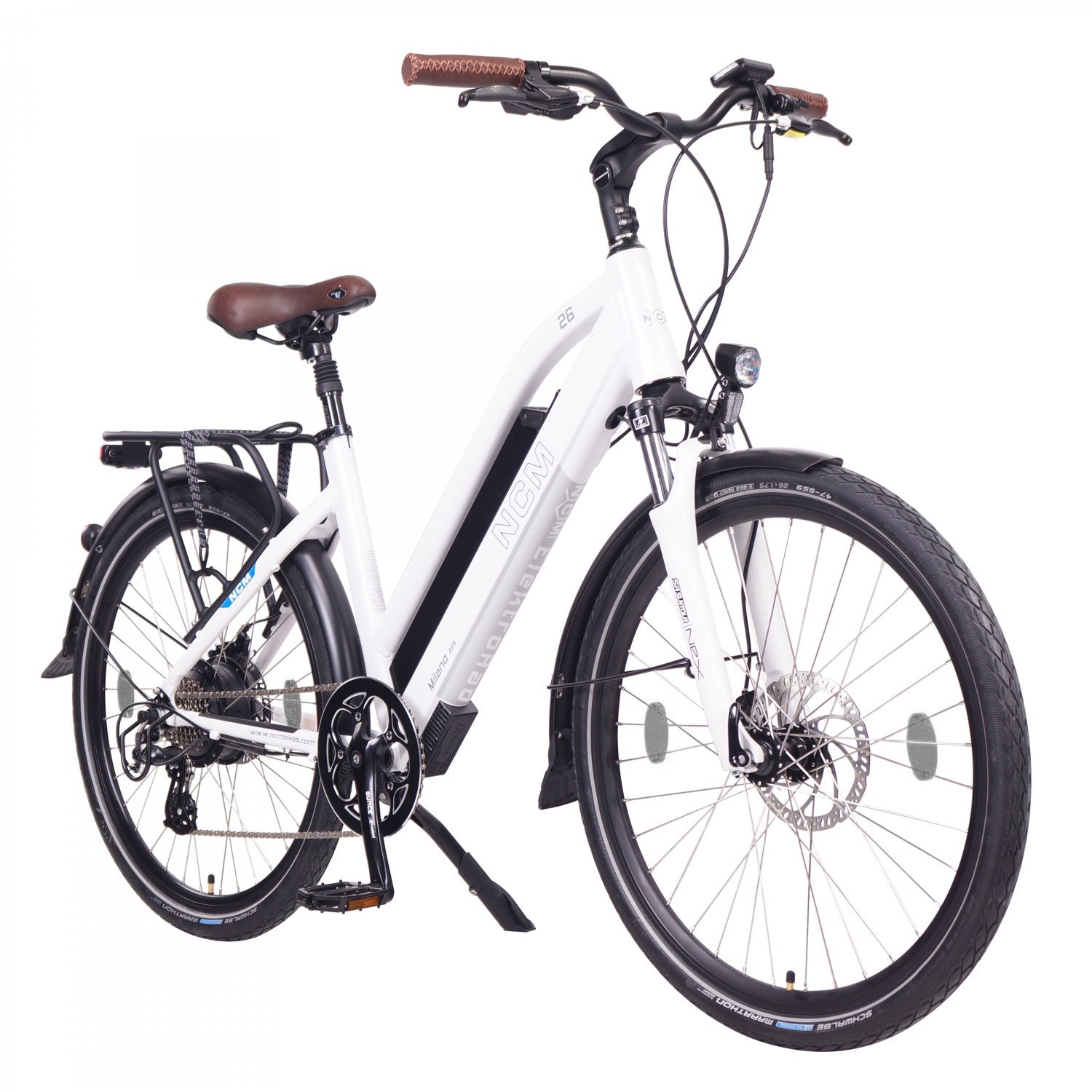 photo of the ncm milano electric bike