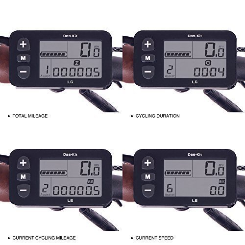 The NCM Milano Das-Kit LCD display NCM Milano electric bike lcd display