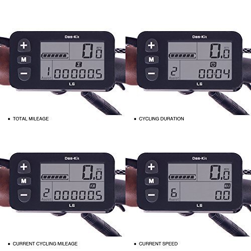 NCM Moskva elektrický bicykel LCD displej