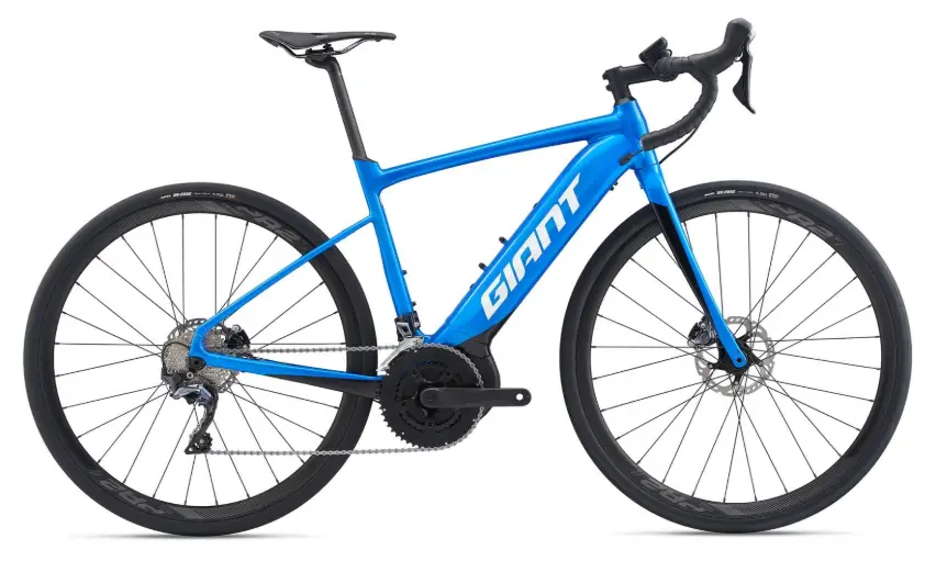 giant road e +1 pro 2020 model in blue