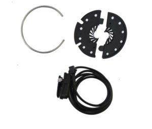 A typical pedal assist sensor used with electric bike conversion kits pedal assist sensor for ebike