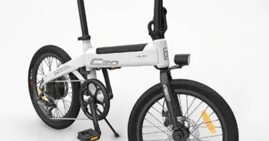 Vélo électrique pliant Xiaomi Himo C20 en blanc