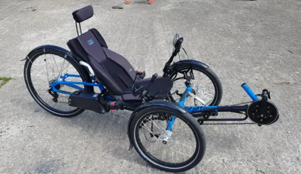 Ice trike eventyr liggende med shimano di2 alfine 11 og tsdz2 elektrisk konverteringssett