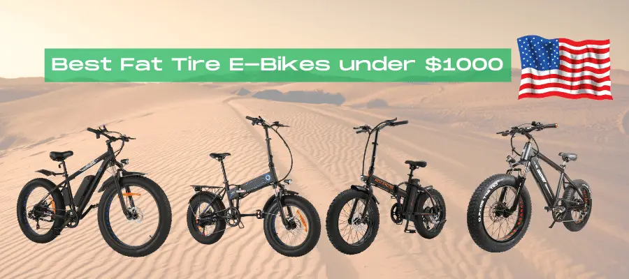 trechter verontschuldiging Stapel Top 8 Best Fat Tire Electric Bikes under $1000 (2021)