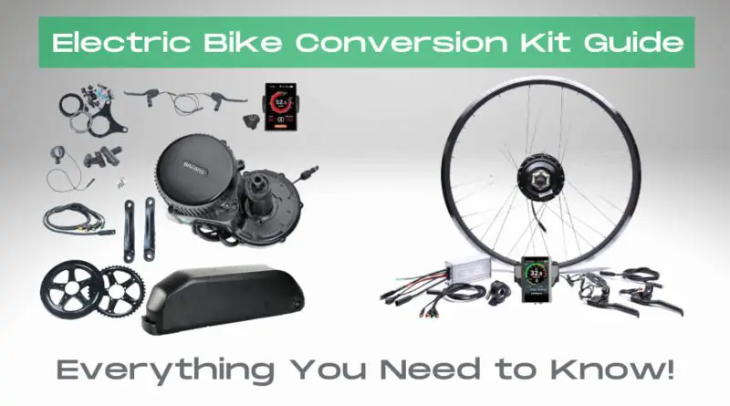 guia do kit de conversão de bicicleta elétrica
