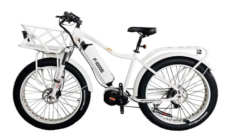 The powerful BPM Cargo Electric fat bike powered by the Bafang Max Ultra 1000w mid-drive motor bpm cargo electric fat bike bafang max ultra 1000w mid drive