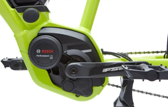 bosch cx srednji pogonski motor postavljen na kona električni ute