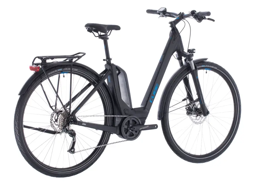 The Cube Touring Hybrid One is a good all-rounder cube touring hybrid one 400 step thru electric bike