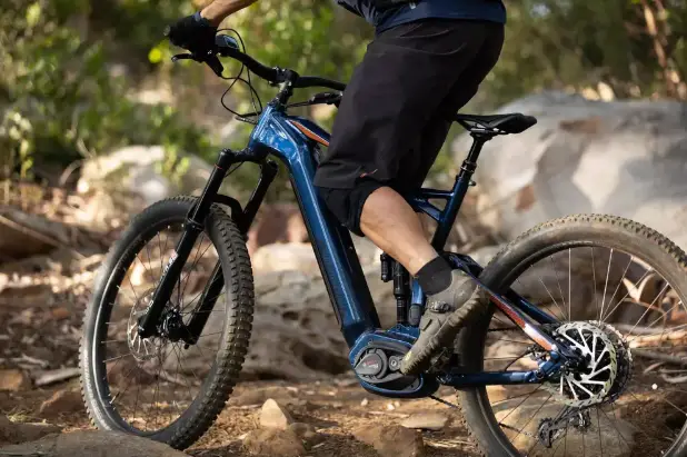 Riding an electric mountain bike is a great way to get fit and have fun at the same time! get fit riding an e-bike