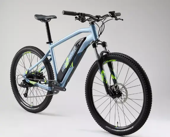 Recenzia elektrických horských bicyklov Rockrider E-ST100