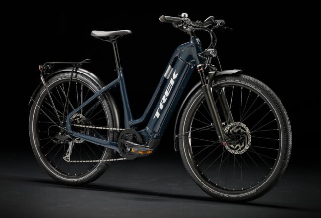 trek allant+7 lowstep electric hybrid bike