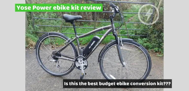 Revisión del kit de bicicleta eléctrica Yose Power: ¿el mejor kit de motor de buje de valor?