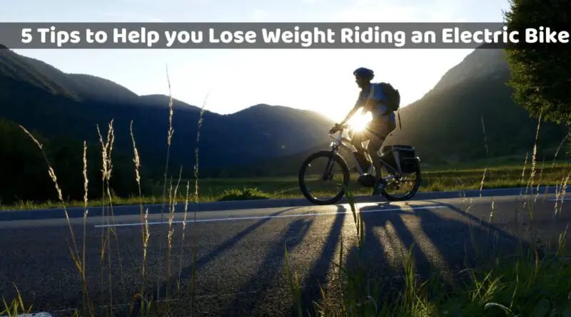 lose weight riding an electric bike
