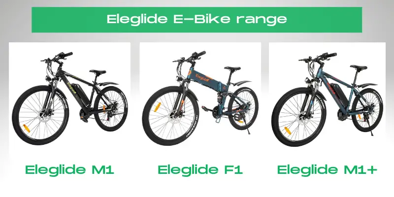 visão geral da gama de e-bike eleglide