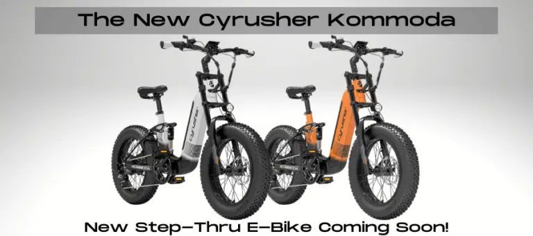 Cyrusher Kommoda Step-Through tauku riepu e-velosipēdu priekšskatījums