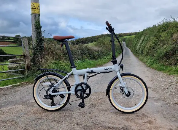 mycle kompakt hopfällbar elcykel