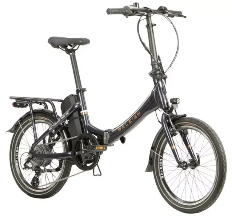 raleigh stowaway folding electric bike