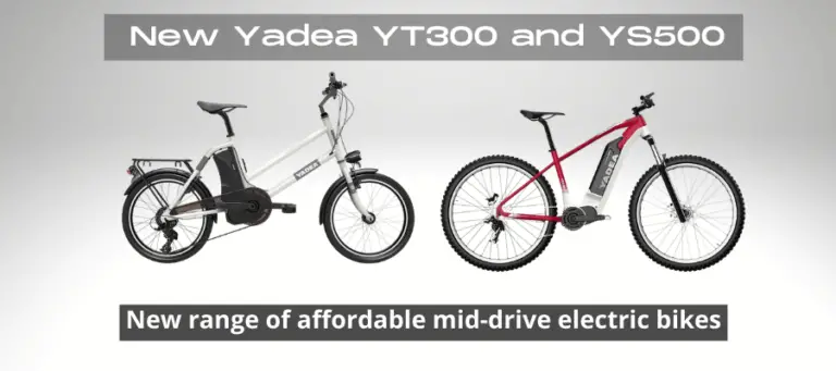 Yadea elektrische fietsvoorbeeld - YT300 en YS500