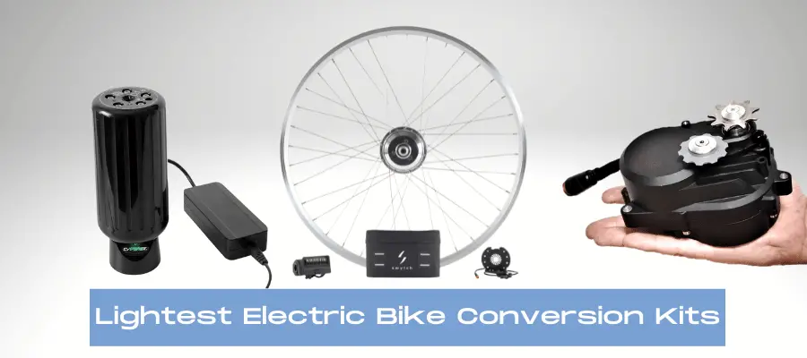 kit di conversione bici elettrica più leggeri