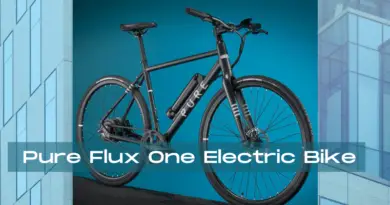 čistý tok jeden elektrický bicykel