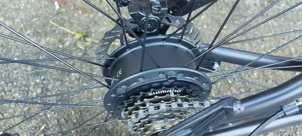 Ado A26 Electric Bike Review 7 ado a26 rear hub motor