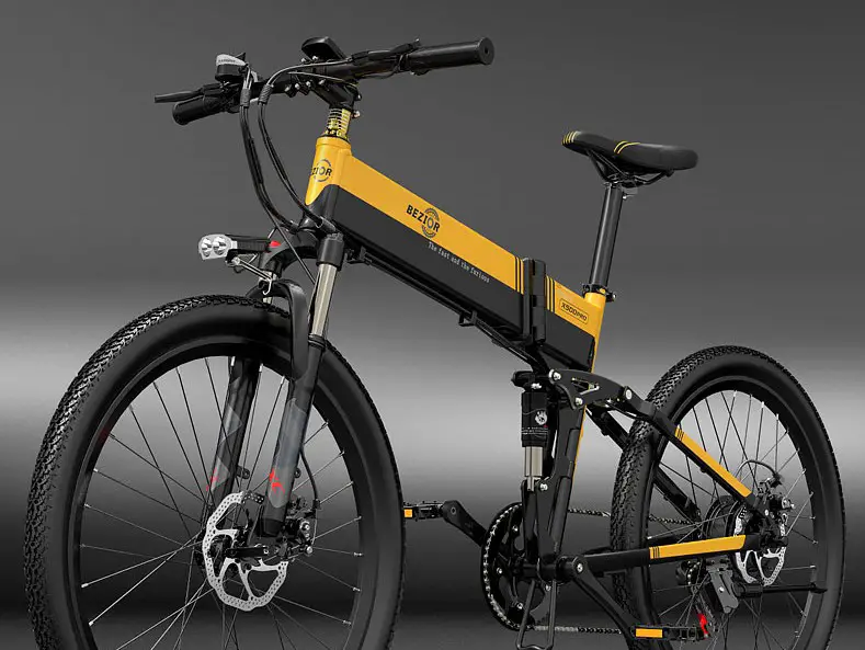 bicicleta eléctrica plegable bezior x500 pro