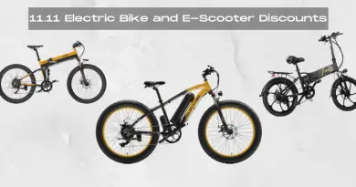latest e-bike and e-scooter discounts 11.11