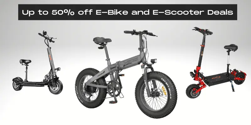 e bike and e scooter discounts