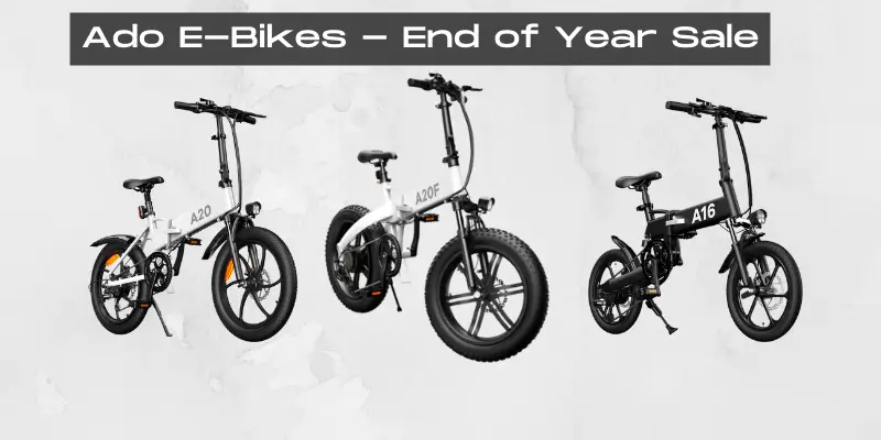 vente de fin d'année ado e-bikes