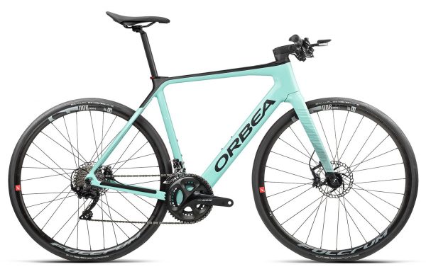 Orbea gain m30 plochý elektrický cestný bicykel
