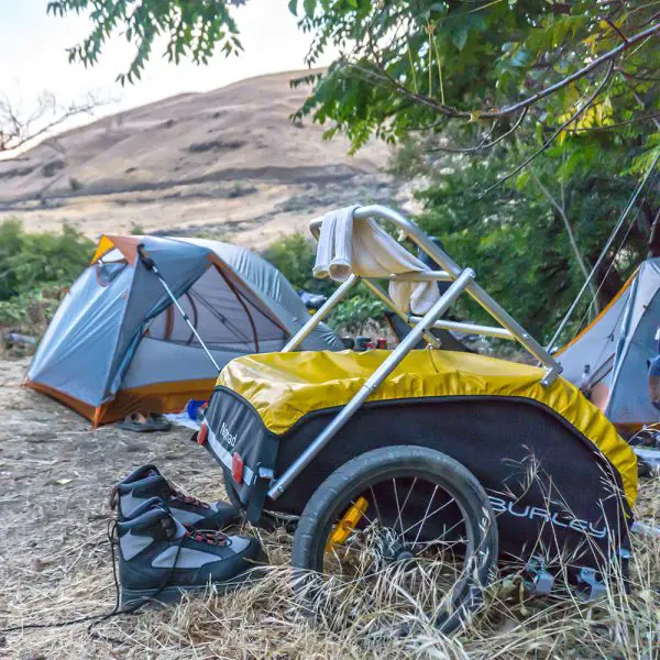 burley nomad bikepacking trailer