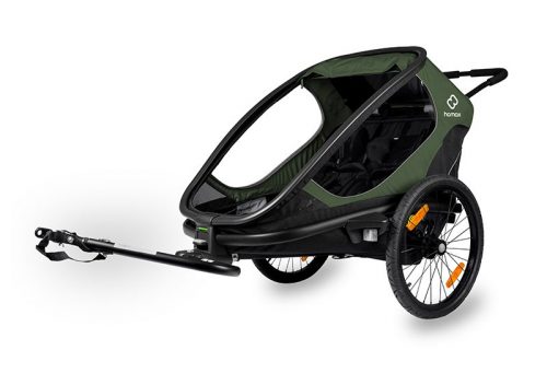 Family Adventures Made Easy: Best Kid's Trailers for Electric Bikes 11 hamax outback kids bike trailer