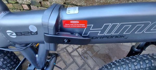 Recenze skládacího elektrokola Himo ZB20 Max 14 skládací mechanismus himo zb20 max