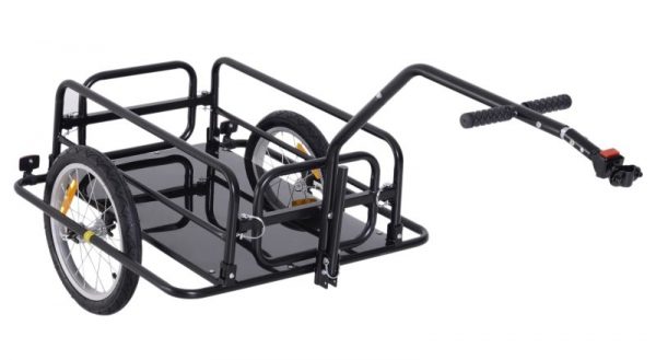 homcom folding bike trailer