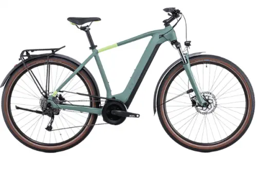 Hybrid-Elektrofahrrad, das zum Ziehen eines Hundeanhängers geeignet ist