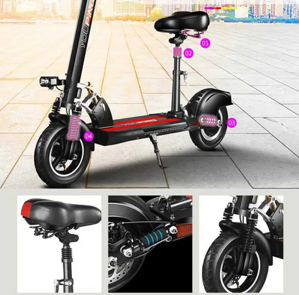 spécifications du scooter électrique youping q02