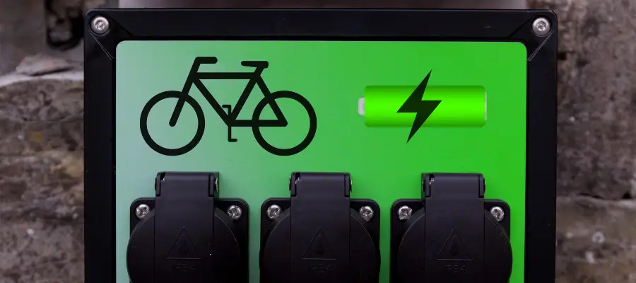 e-bike battery charging station