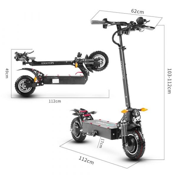 Gogotops GS4 Off-Road Electric Scooter 3 gogotops gs4