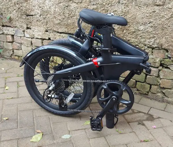 Pregled Morfuns Eole X - lahko zložljivo električno kolo 9 morfuns eole x zložen
