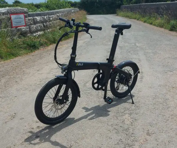 morfuns eole x folding electric bike