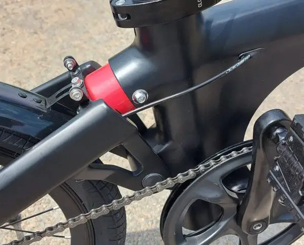 Pregled Morfuns Eole X - lahko zložljivo električno kolo 13 morfuns eole x elastomerna suspenzija