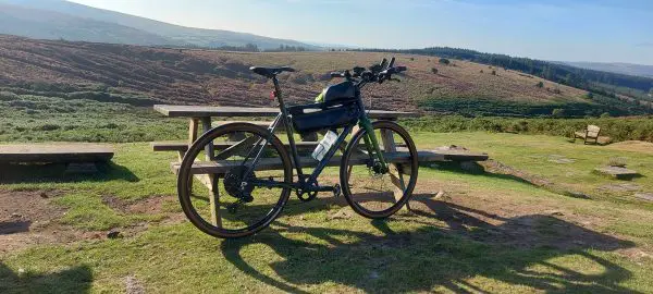 diy gravel bike on dartmoor