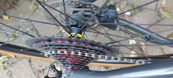 sunrace 11-50 cassette op diy gravelbike