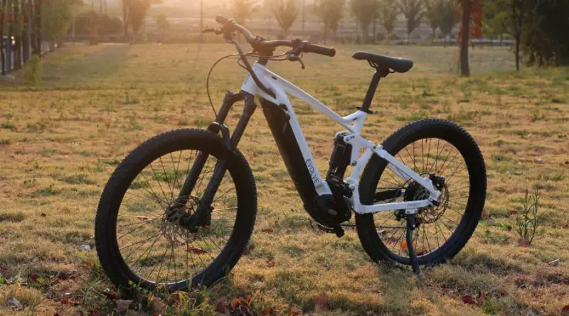 frey evolve full suspension electric mountain bike